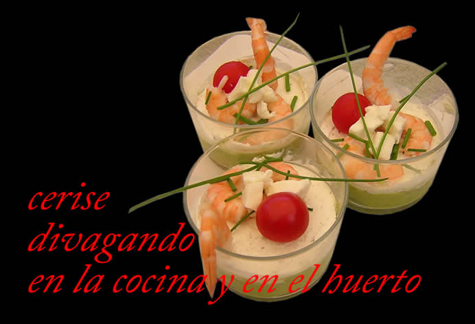 Cerise divagando en la cocina y en el huerto